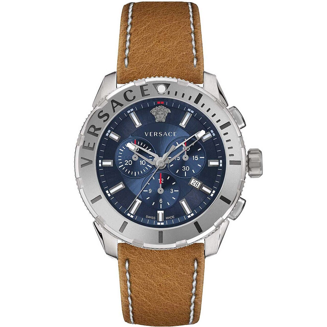 Ceas barbatesc Versace VERG00218, Quartz, 43mm, 5ATM, Auriu