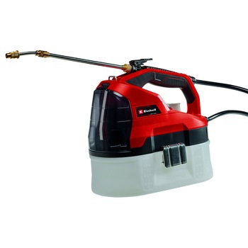 Pulverizatorul fara fir Einhell Power X-Change GE-WS 18/35 Li-Solo, capacitate rezervor 3.8 litri, presiune maxima pompa 3,5 bar, livrat fara acumulator si incarcator Pulverizatorul fara fir Einhell Power X-Change GE-WS 18/35 Li-Solo, capacitate rezervor 3.8 litri, presiune maxima pompa 3,5 bar, livrat fara acumulator si incarcator