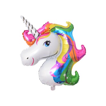 Balon Folie, Figurina Unicorn Mare, 90 x 110 cm Balon Folie, Figurina Unicorn Mare, 90 x 110 cm