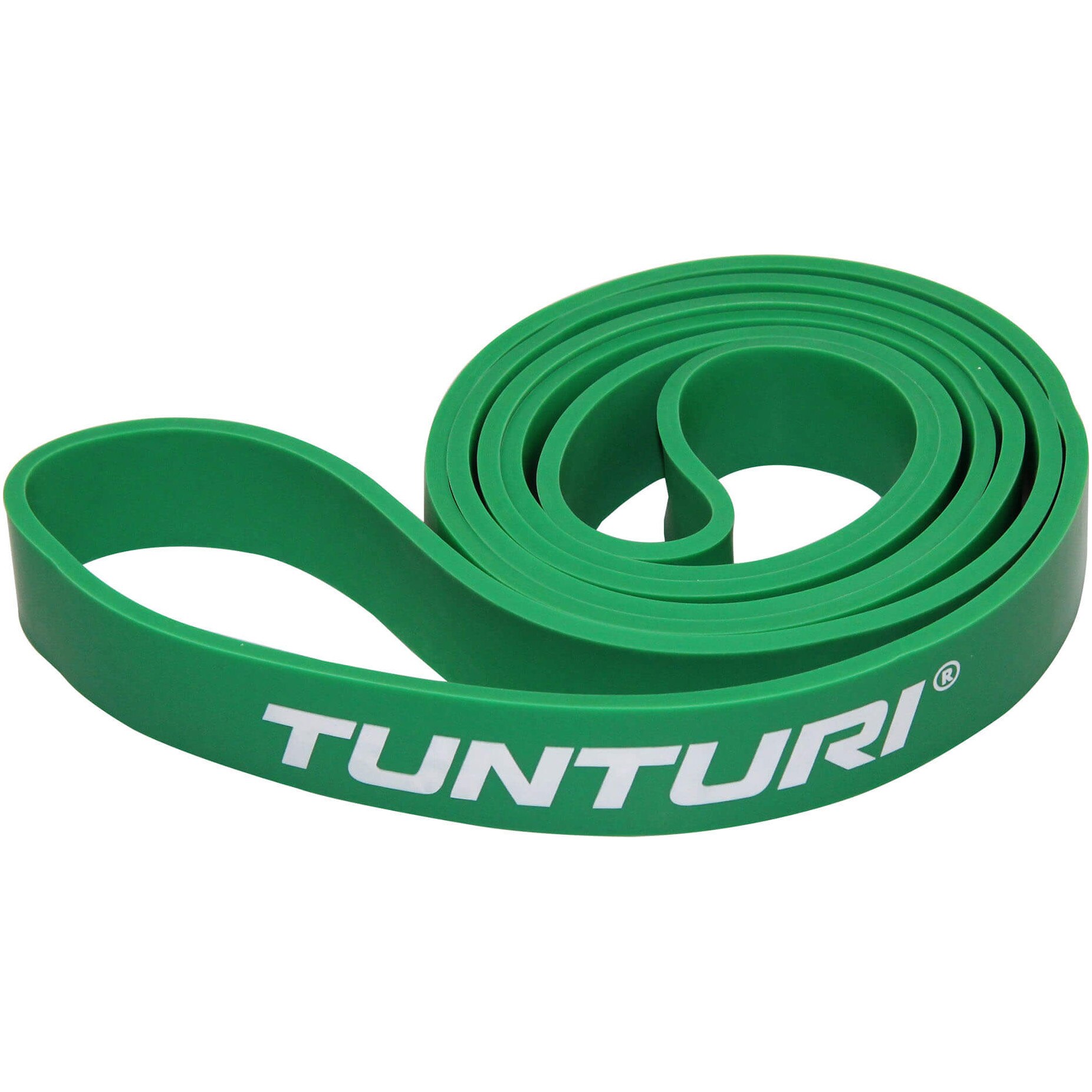 Banda elastica Tunturi Power Band, medium, verde