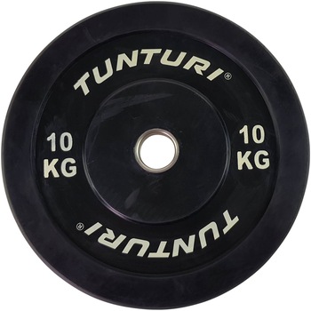Disc cauciuc Tunturi Bumper, 10 kg, negru Disc cauciuc Tunturi Bumper, 10 kg, negru