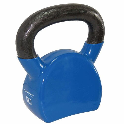 Kettlebell vinil Tunturi, 12kg, albastru