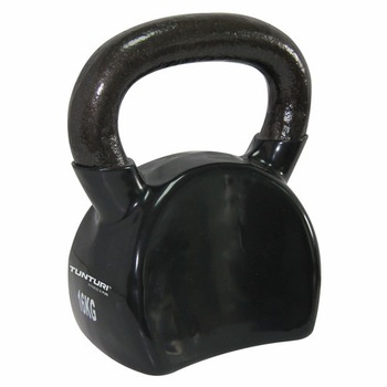 Kettlebell vinil Tunturi, 16kg, black Kettlebell vinil Tunturi, 16kg, black