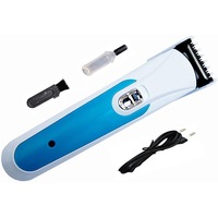 trimmer pentru ingrijire personala acumulator reincarcabil lame din otel indicator led incarcare design ergonomic culoare albalbastru imagen 14_0_
0