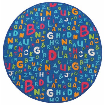 Covor Heinner copii printat Alfabet 110 cm Covor Heinner copii printat Alfabet 110 cm