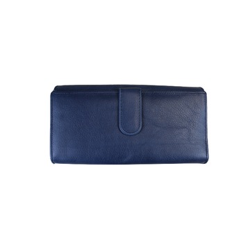 Portofel dama, din piele naturala, Hassion, Model A05 Dark Blue Portofel dama, din piele naturala, Hassion, Model A05 Dark Blue