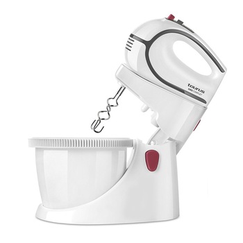 Mixer cu bol Giro Complet Taurus, 500 W, 2.5 l, 5 viteze, functie Puls, 2 teluri, 2 carlige Mixer cu bol Giro Complet Taurus, 500 W, 2.5 l, 5 viteze, functie Puls, 2 teluri, 2 carlige