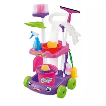 Set de curatenie complet pentru copii Magical Cleaner cu accesorii de jucarie Set de curatenie complet pentru copii Magical Cleaner cu accesorii de jucarie