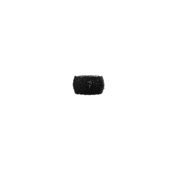 Set 4 inele pentru servetele, Secret de Gourmet, metal, negru, 5.5x2.8 cm Set 4 inele pentru servetele, Secret de Gourmet, metal, negru, 5.5x2.8 cm