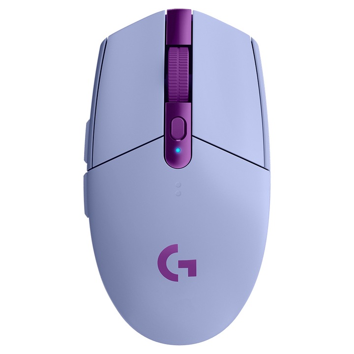 Безжична мишка Gaming Logitech G305 LightSpeed Hero 12K DPI, Lilac