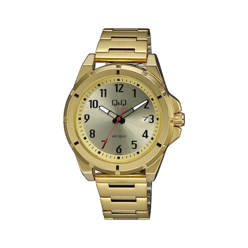 Ceas barbatesc Q&Q sport, din metal, auriu