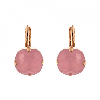 Cercei placati cu Aur roz de 24K, Cristale Swarovski, California Dreaming by Roxannes - Mariana Jewellery, Roz 1326/4-026RG6 Cercei placati cu Aur roz de 24K, Cristale Swarovski, California Dreaming by Roxannes - Mariana Jewellery, Roz 1326/4-026RG6