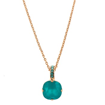 Pandantiv cu lant placat cu Aur roz de 24K, Cristale, St. Lucia - Caribbean Life by Roxannes - Mariana Jewellery, Turquoise 5326/2-263029RG Pandantiv cu lant placat cu Aur roz de 24K, Cristale, St. Lucia - Caribbean Life by Roxannes - Mariana Jewellery, Turquoise 5326/2-263029RG
