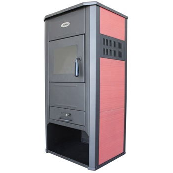 Termosemineu pe lemne, brichete si carbune Fornello Ambasador E, Bordeaux, 22 kW, 49x45x103 cm Termosemineu pe lemne, brichete si carbune Fornello Ambasador E, Bordeaux, 22 kW, 49x45x103 cm