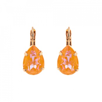 Cercei placati cu Aur roz de 24K, Cristale Swarovski, Painted Lady by Roxannes - Mariana Jewellery, Portocaliu 1032/1-140RG6 Cercei placati cu Aur roz de 24K, Cristale Swarovski, Painted Lady by Roxannes - Mariana Jewellery, Portocaliu 1032/1-140RG6