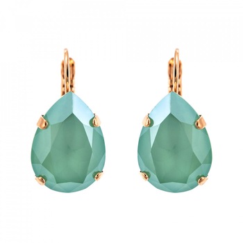 Cercei placati cu Aur roz de 24K, Cristale Swarovski, Painted Lady by Roxannes - Mariana Jewellery, Verde 1098/5-397RG6 Cercei placati cu Aur roz de 24K, Cristale Swarovski, Painted Lady by Roxannes - Mariana Jewellery, Verde 1098/5-397RG6