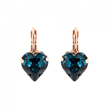 Cercei placati cu Aur roz de 24K, Cristale Swarovski, Nightfall - Mystique by Roxannes - Mariana Jewellery, Albastru 1100/2-207RG6 Cercei placati cu Aur roz de 24K, Cristale Swarovski, Nightfall - Mystique by Roxannes - Mariana Jewellery, Albastru 1100/2-207RG6