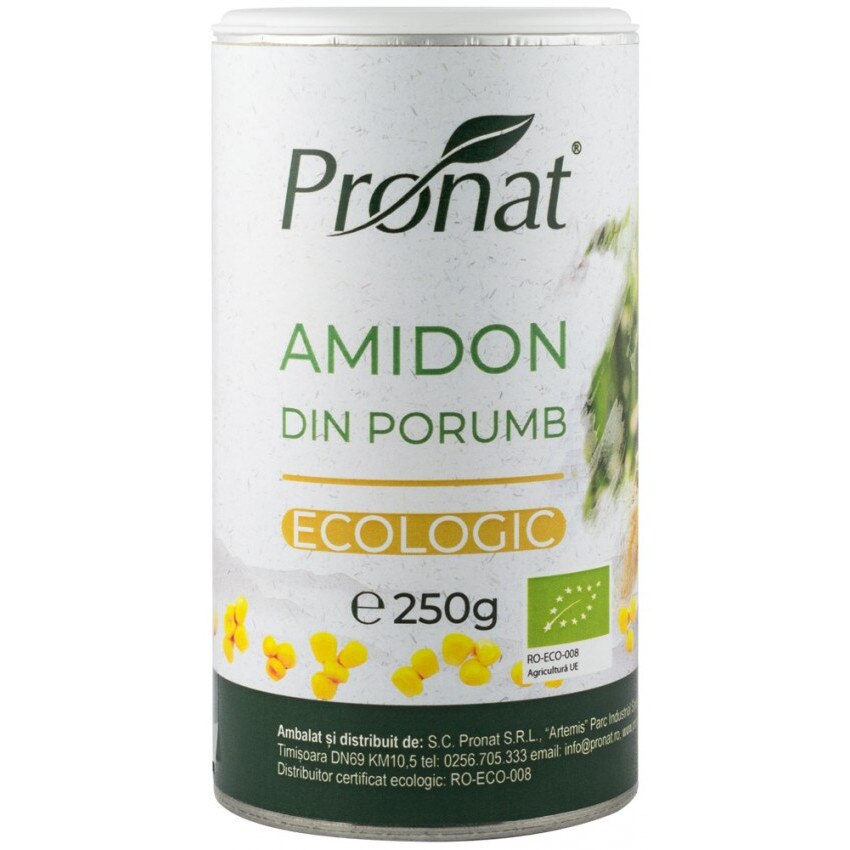Amidon din porumb, bio, Pronat, 250g