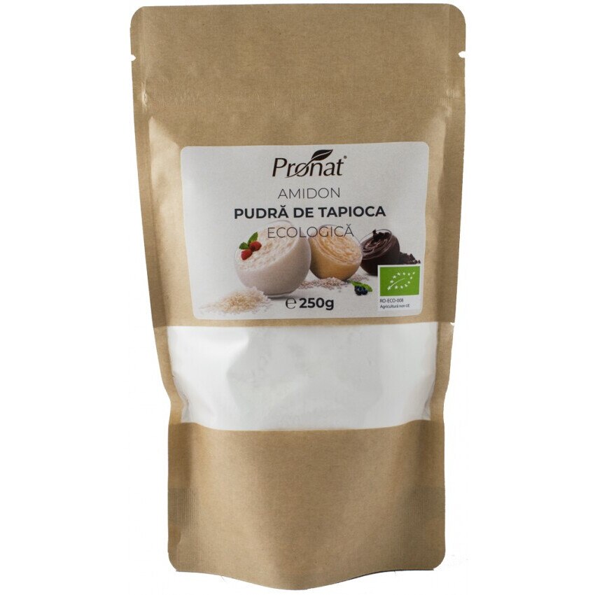 Amidon din pudra de tapioca, bio, Pronat, 250g