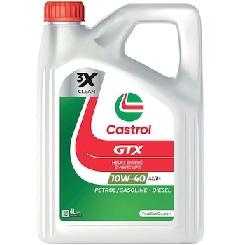 Ulei motor Castrol GTX Ultraclean A3/B4, 10W40, 4L