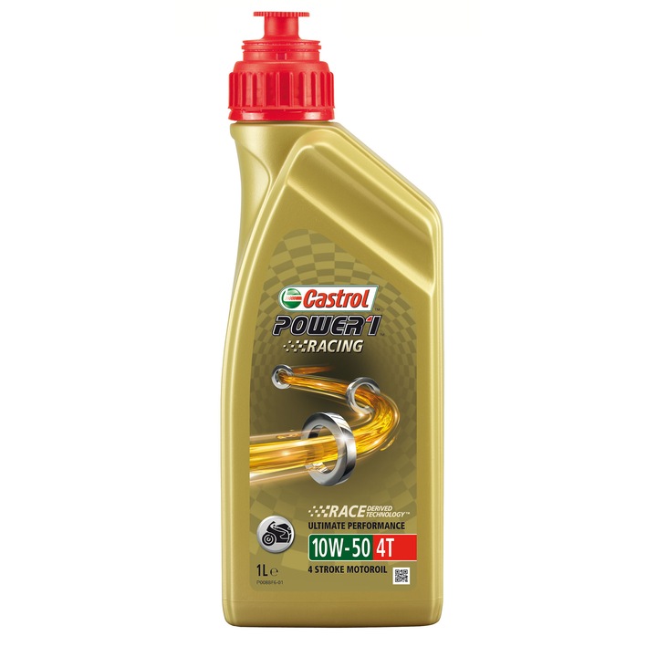 Ulei motor moto Castrol Power 1 Racing 4T, 10W50, 1L