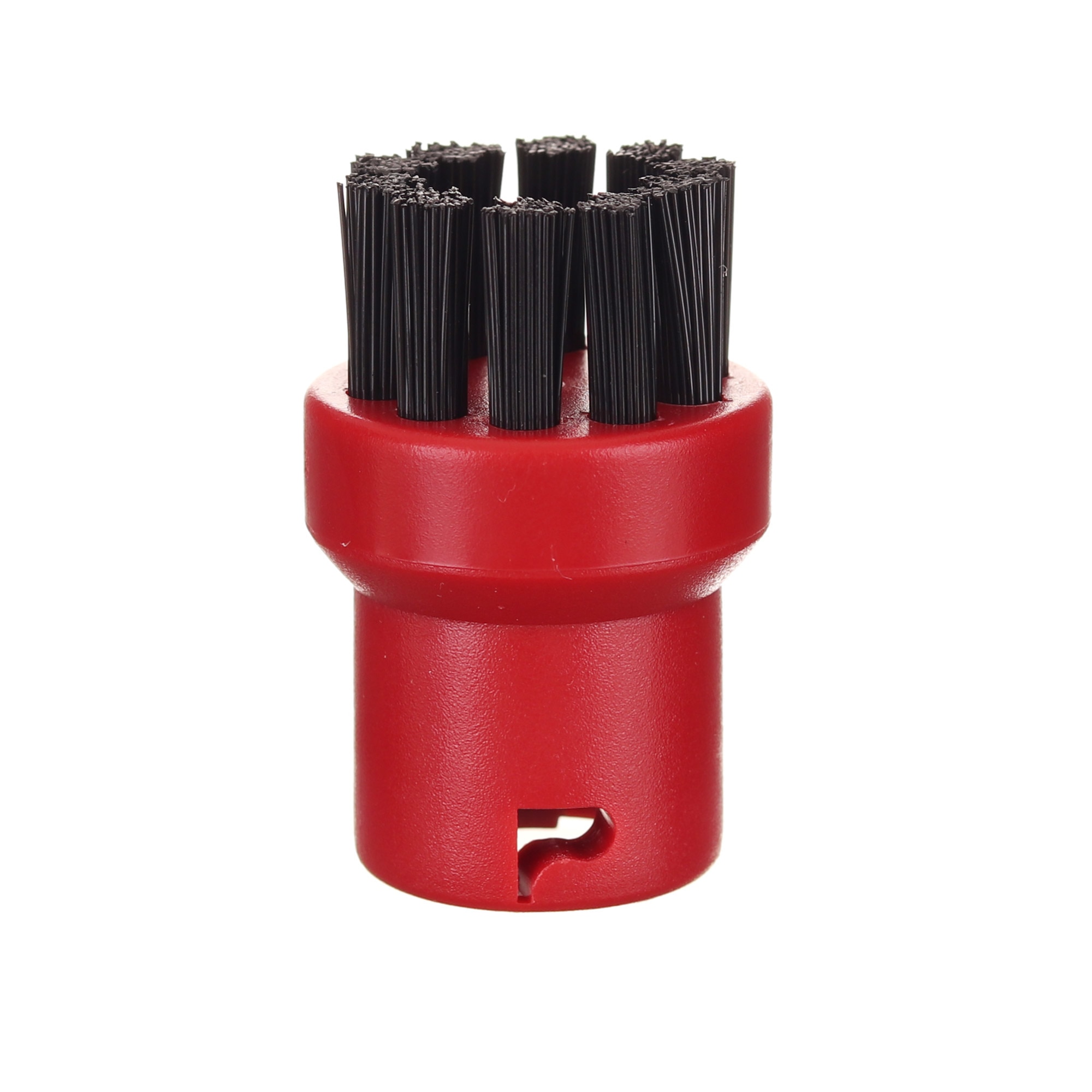 Perie rotunda pentru Karcher, compatibil SC1 SC2 SC3 SC4 SC5, rosu