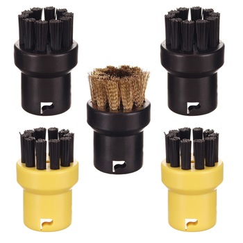 Set perii rotunde pentru Karcher, compatibil SC1 SC2 SC3 SC4 SC5, Set negru 2 buc, galben 2 buc, alama 1 buc Set perii rotunde pentru Karcher, compatibil SC1 SC2 SC3 SC4 SC5, Set negru 2 buc, galben 2 buc, alama 1 buc