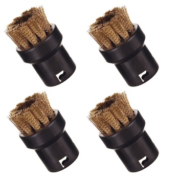 Set perii rotunde pentru Karcher, compatibil SC1 SC2 SC3 SC4 SC5, Set alama 4 buc Set perii rotunde pentru Karcher, compatibil SC1 SC2 SC3 SC4 SC5, Set alama 4 buc