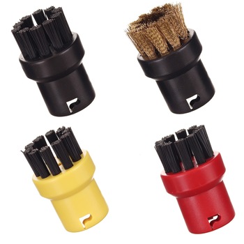 Set perii rotunde pentru Karcher, compatibil SC1 SC2 SC3 SC4 SC5, Set galben 1 buc, rosu 1 buc, negru 1 buc, alama 1 buc Set perii rotunde pentru Karcher, compatibil SC1 SC2 SC3 SC4 SC5, Set galben 1 buc, rosu 1 buc, negru 1 buc, alama 1 buc