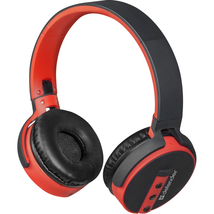 Freemotion B530 vezeték nélküli Bluetooth fejhallgató, piros-fekete