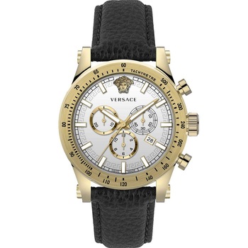 Ceas barbatesc Versace VEV800319, Quartz, 44mm, 5ATM, Auriu Ceas barbatesc Versace VEV800319, Quartz, 44mm, 5ATM, Auriu