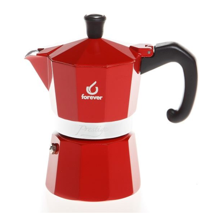 Forever Moka Prestige La Rossa 3 csészés kávéfőző (120218) (F120218)