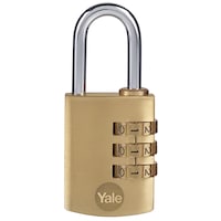 Lacat din alama cu cifru Yale Y150B/30/125/1, 30 mm