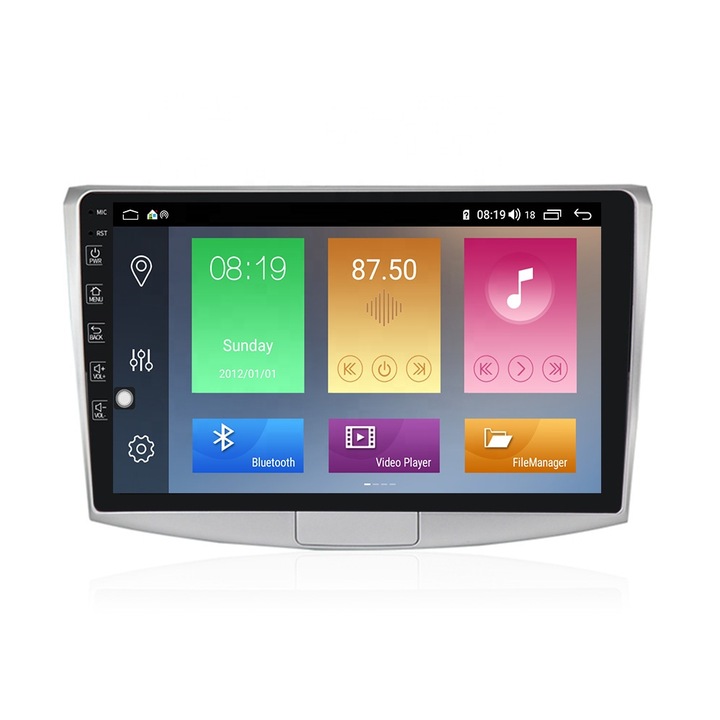 Навигация Android 10, За VW Passat B6 B7, Octa Core, 2GB RAM, WiFi, 4G, IPS, DPS, Bluetooth, USB външен микрофон, Камера за заден ход