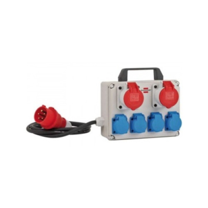 Brennenstuhl - Cutie de distributie H07RN-F 5G1.5, 6 posturi, 2m, IP44