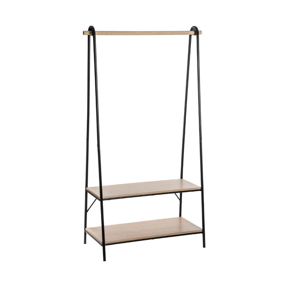 Organizator haine si incaltaminte Jano, Five, metal si MDF, bej, 164,5 x 95,5 x 46 cm