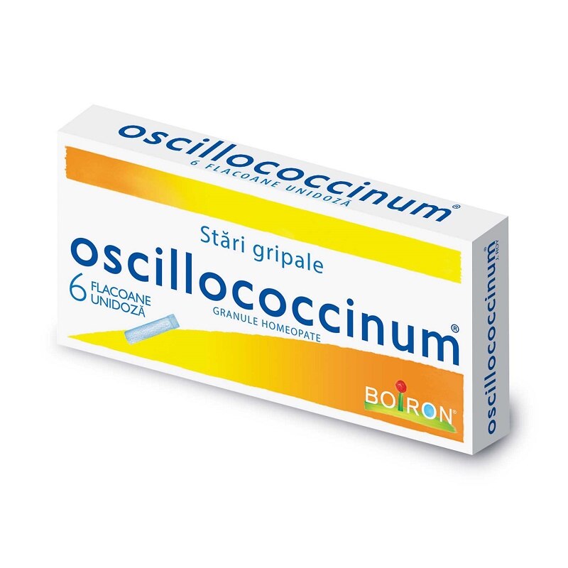 Oscillococcinum, Stari gripale, 6 flacoane unidoza