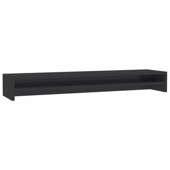 Suport monitor, vidaXL, PAL extralucios, 100 x 24 x 13 cm, Gri Suport monitor, vidaXL, PAL extralucios, 100 x 24 x 13 cm, Gri
