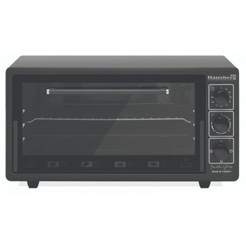 Cuptor electric Hausberg HB-8035, Capacitate 48 Litri, Putere 1400 W, geam dublu, Termostat, Negru Cuptor electric Hausberg HB-8035, Capacitate 48 Litri, Putere 1400 W, geam dublu, Termostat, Negru