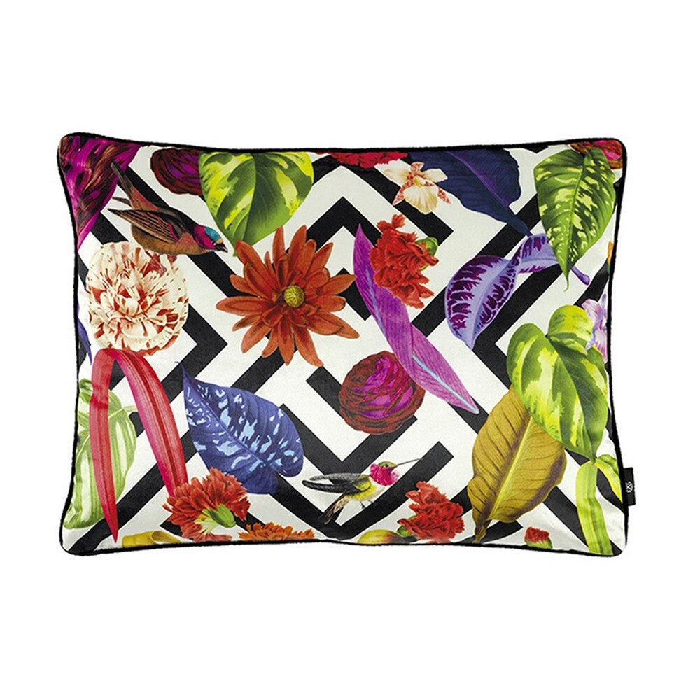 Perna decorativa Tropical Multicolor, Christian Lacroix, bumbac + catifea, 45 x 60 cm