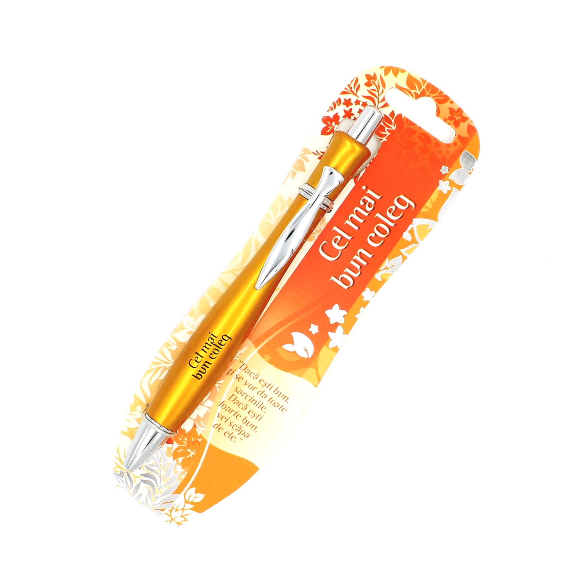 Pix elegant personalizat cu mesaj Cel mai bun coleg