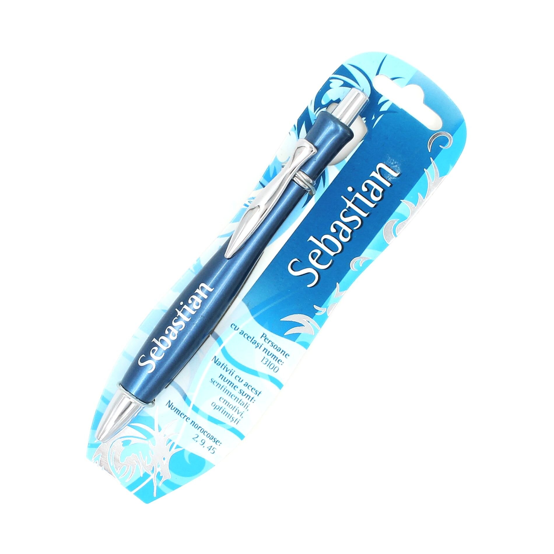 Pix elegant personalizat nume Sebastian