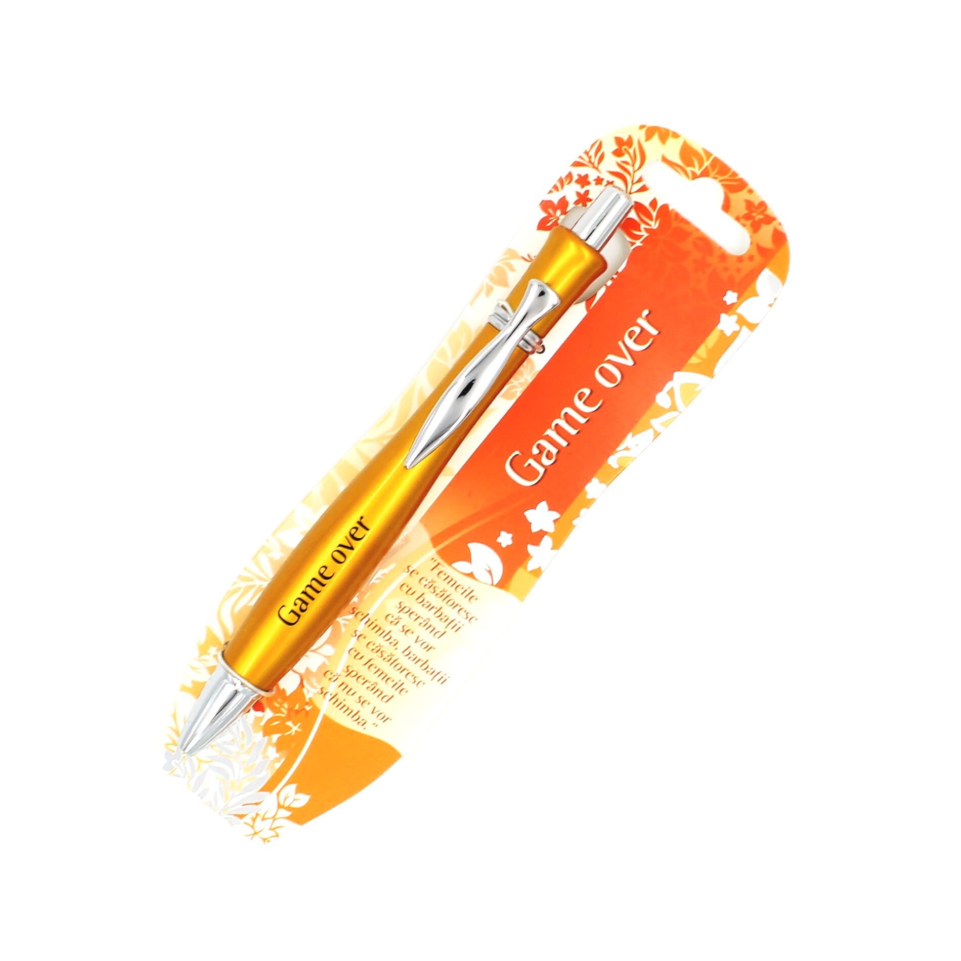 Pix elegant personalizat cu mesaj Game over