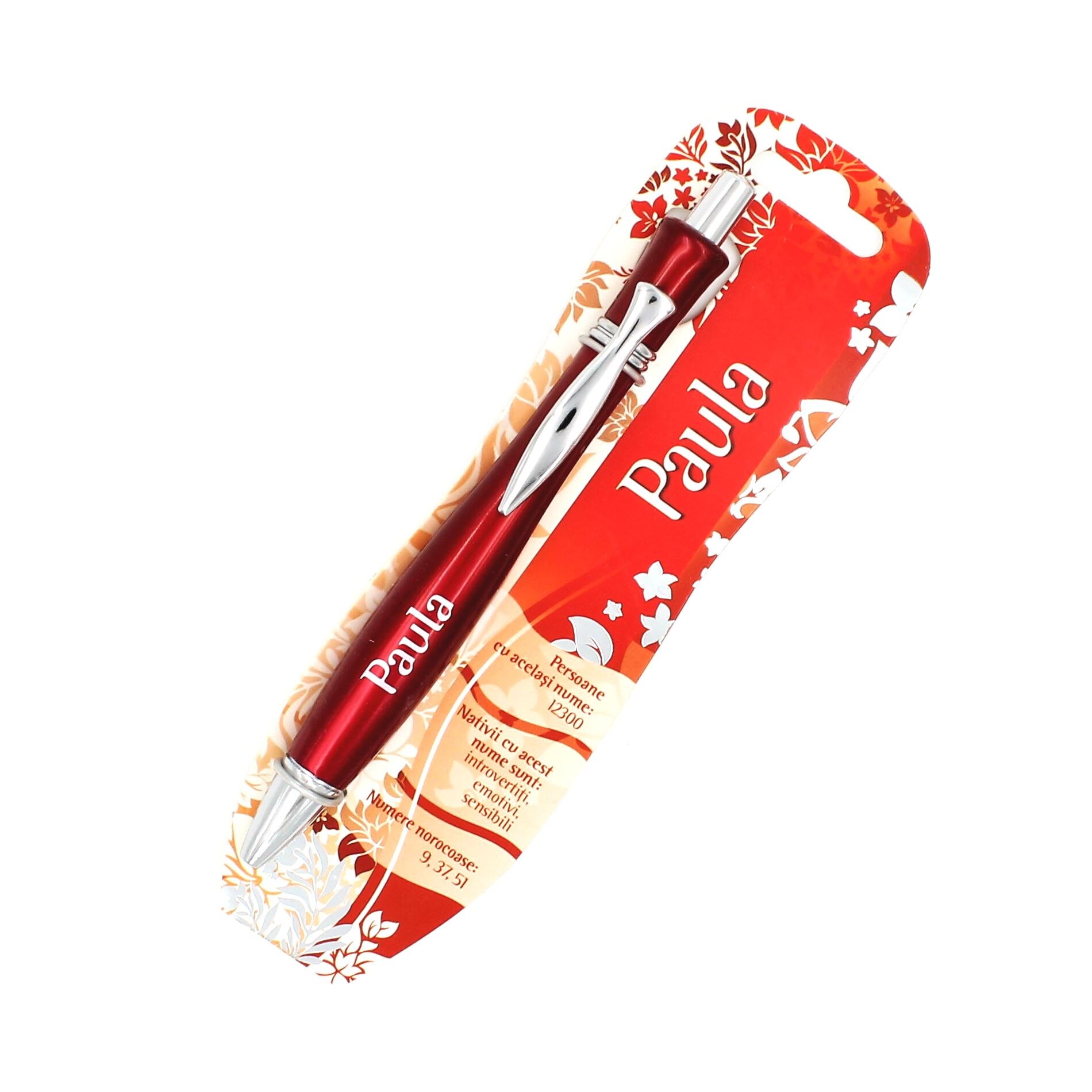 Pix elegant personalizat nume Paula