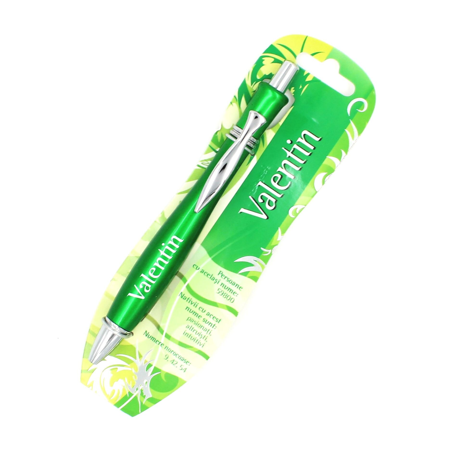 Pix elegant personalizat nume Valentin