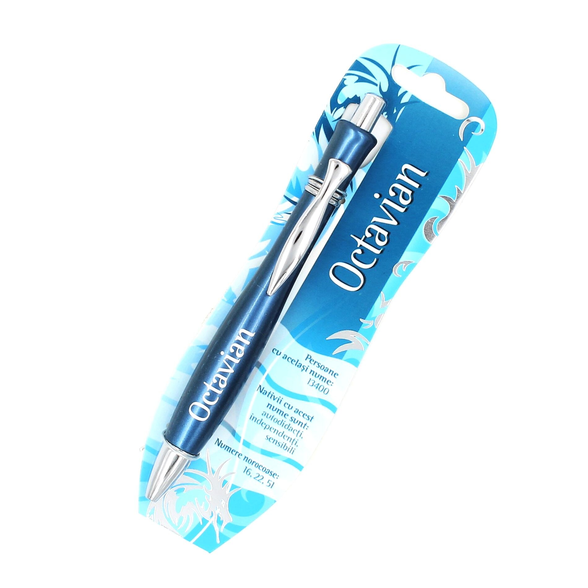 Pix elegant personalizat nume Octavian