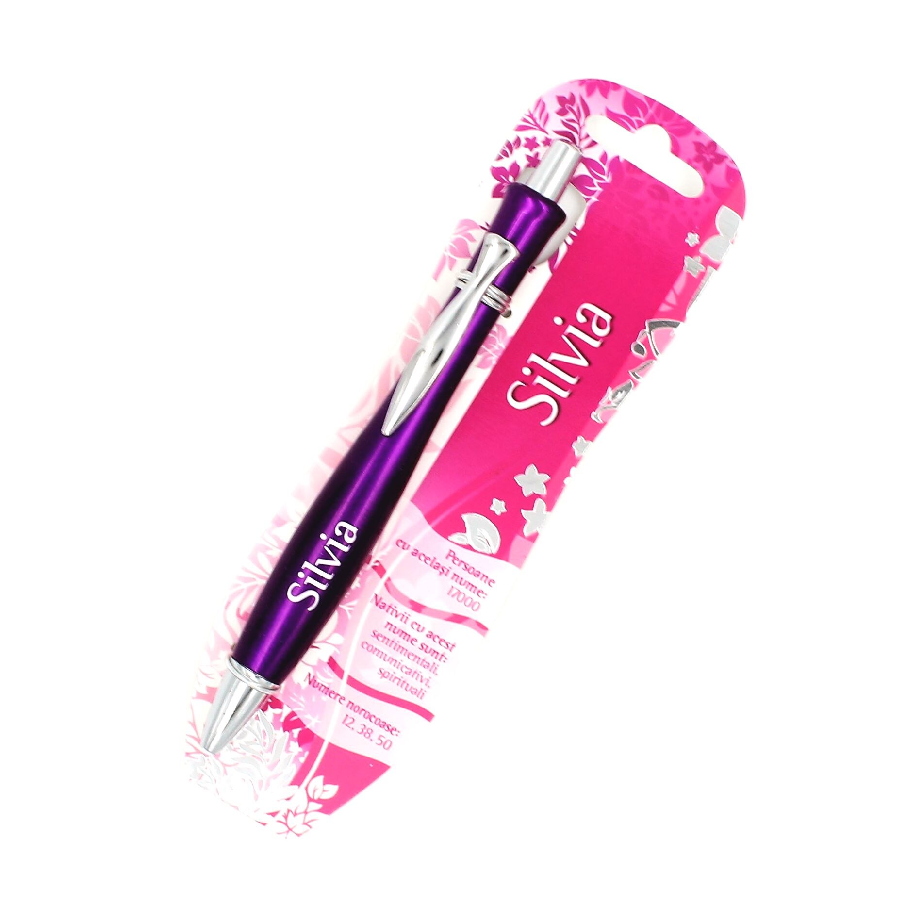 Pix elegant personalizat nume Silvia