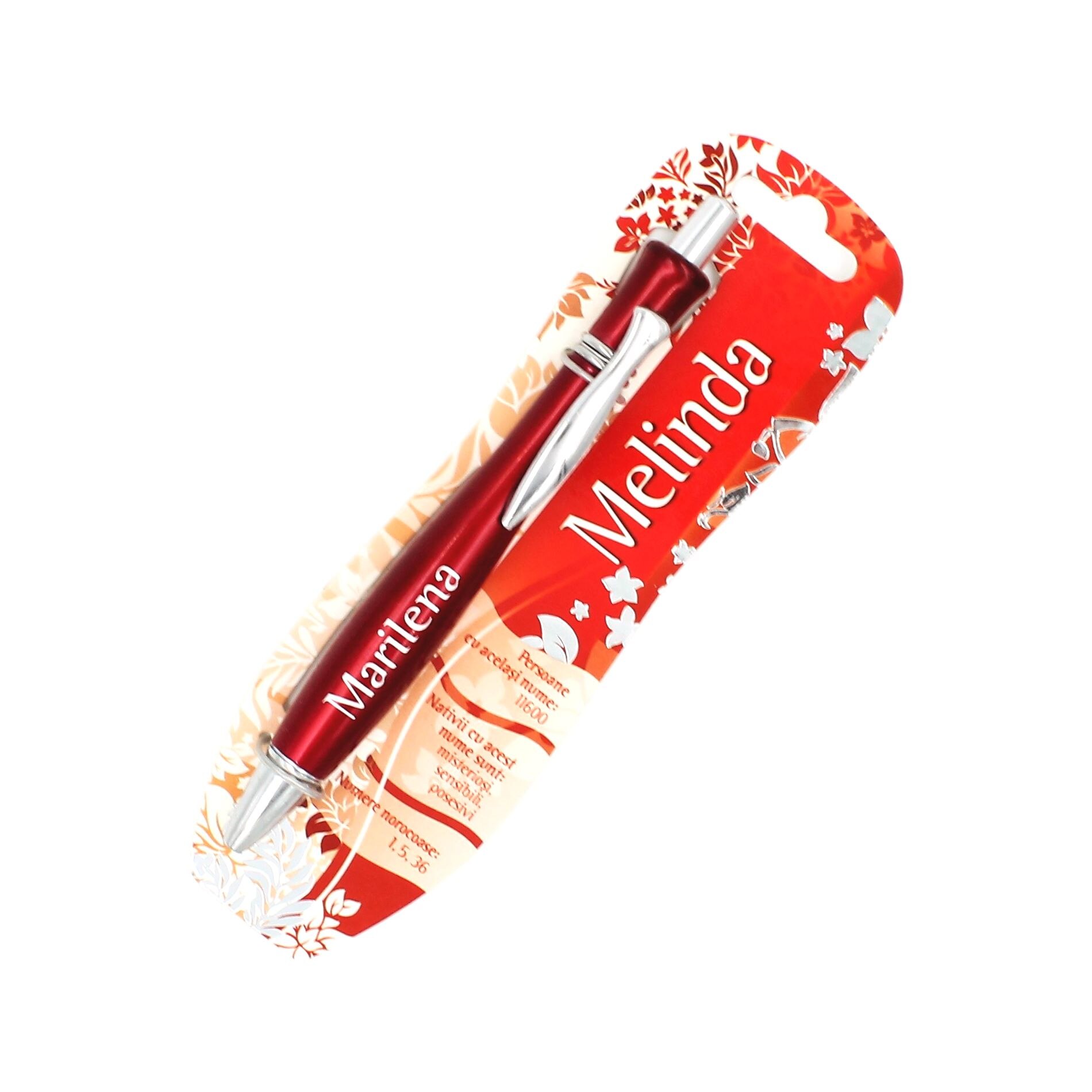 Pix elegant personalizat nume Melinda