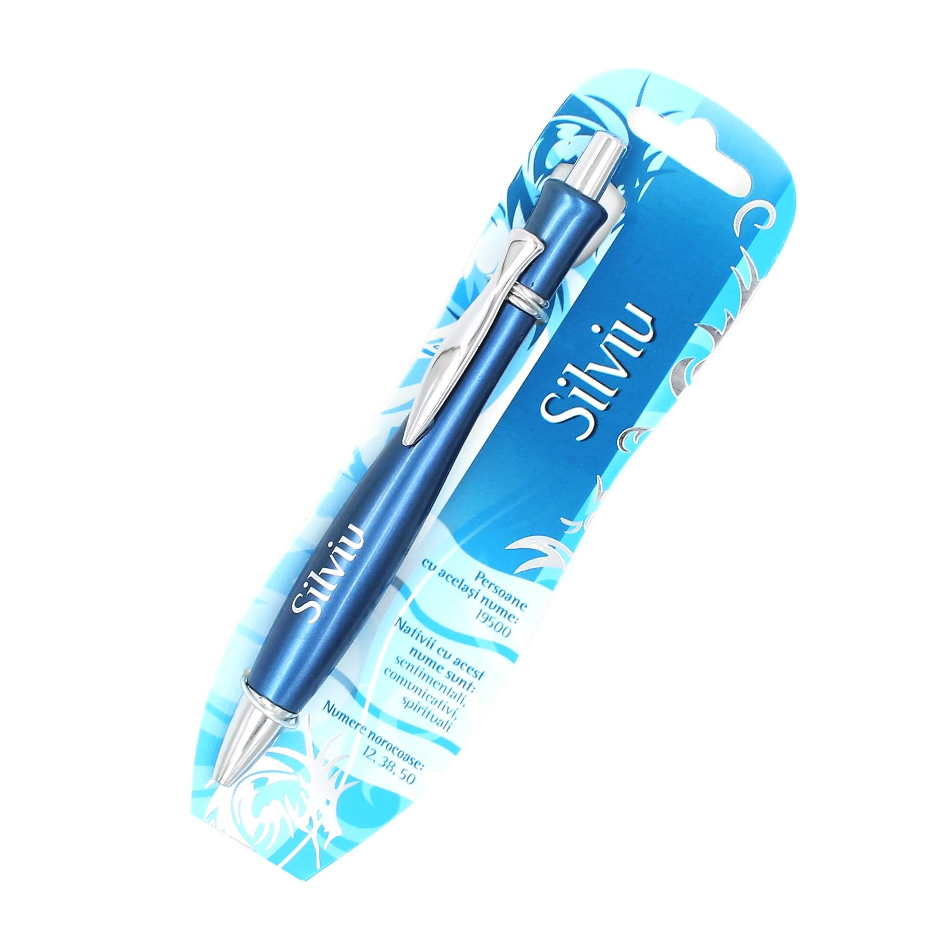 Pix elegant personalizat nume Silviu