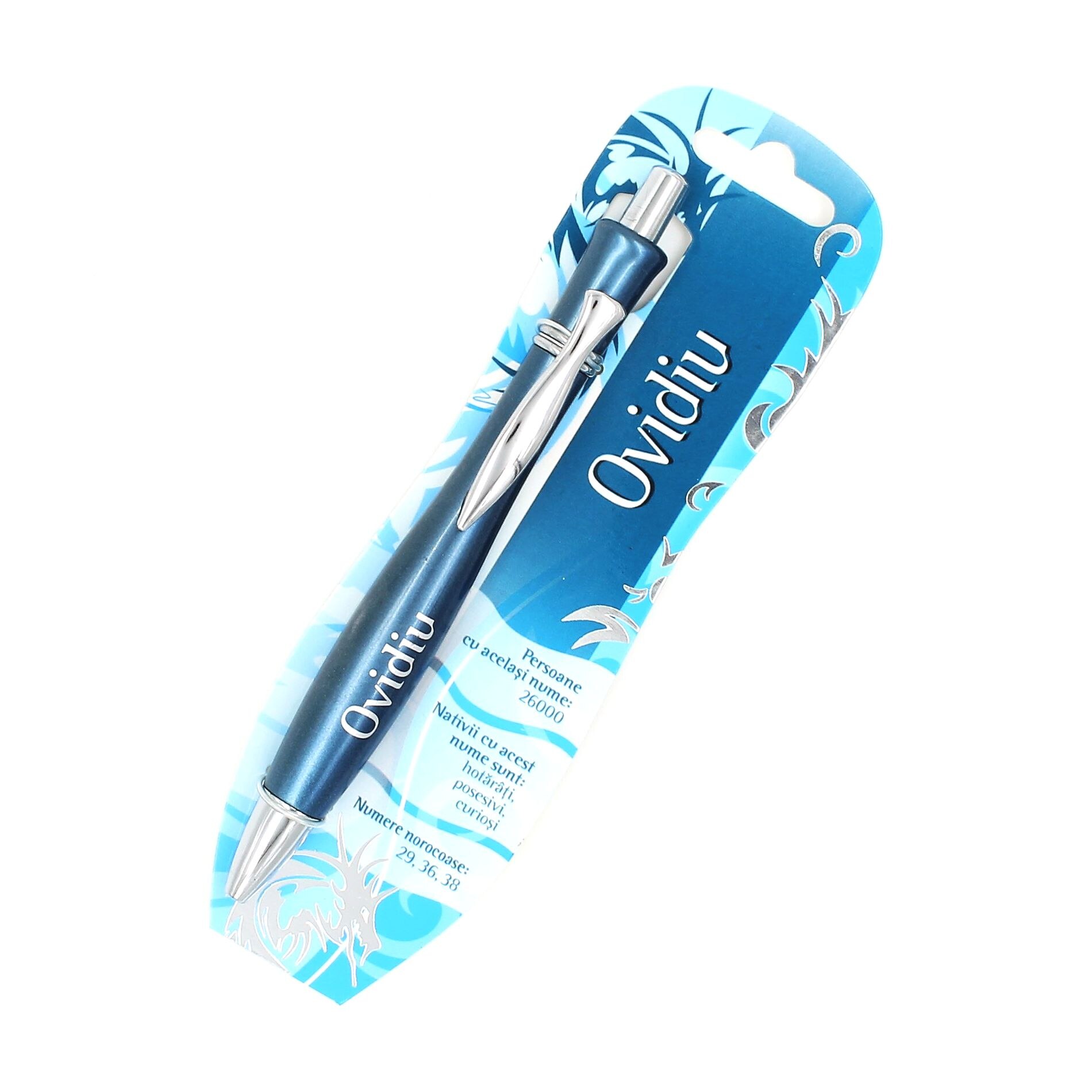 Pix elegant personalizat nume Ovidiu